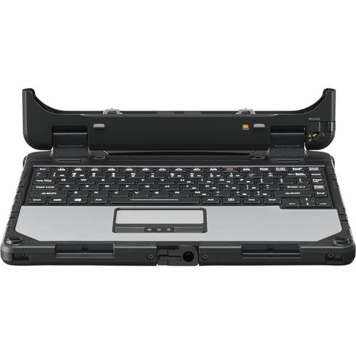 Panasonic Premium Keyboard - 87 Key - English (US) - Notebook, Tablet, Vehicle Dock, Docking Station - TouchPad - PC - Black, Silver (Fleet Network)