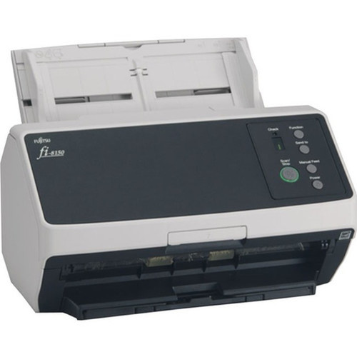 Fujitsu fi-8150 Large Format FlatbedADF Scanner - 600 dpi Optical - 24-bit Color - 8-bit Grayscale - 50 ppm Mono - 50 ppm Color - PA03810-B105
