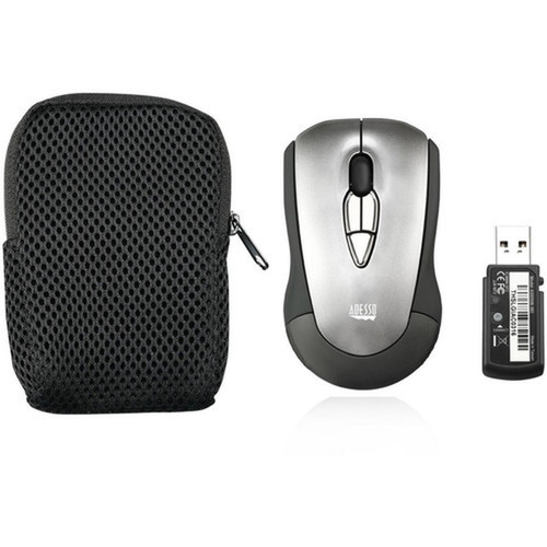 Adesso Wireless presenter mobile mouse Air Mouse Mobile - Wireless - 30 ft 9144 mm - Radio Frequency - 240 GHz - USB - IMOUSE P10