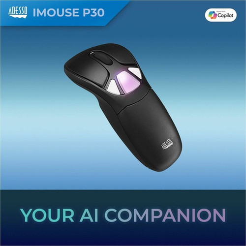 Adesso iMouse P30 MousePresentation Pointer - Wireless - Radio Frequency - 240 GHz - Rechargeable - USB - 9 Buttons IMOUSE P30