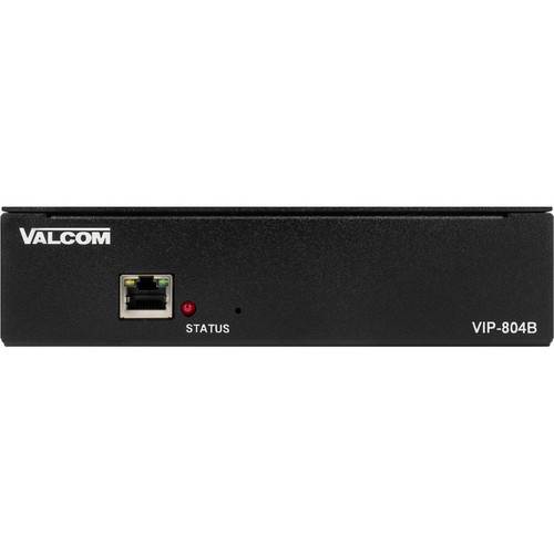 Valcom IP Gateway Audio Port, Network - Quad Port - Wall Mountable, Tabletop for VoIP Phone System (Fleet Network)