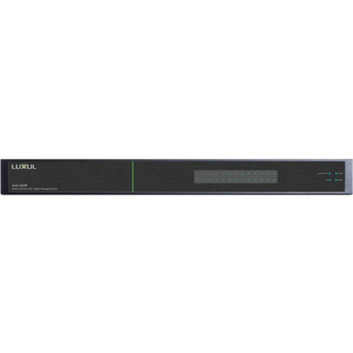 On-Q 26-Port Gigabit Stackable PoE L2L3 Managed Switch - 26 Ports - Manageable - Gigabit Ethernet - 1000Base-T 1000Base-X - 3 Layer AMS-2624P
