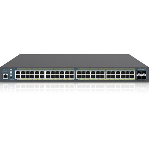 EnGenius EWS7952FP-FIT Ethernet Switch - 48 Ports - Manageable - Gigabit Ethernet - 101001000Base-T 1000Base-X - 2 Layer Supported EWS7952FP-FIT