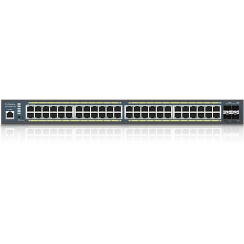 EnGenius EWS7952FP-FIT Ethernet Switch - 48 Ports - Manageable - Gigabit Ethernet - 101001000Base-T 1000Base-X - 2 Layer Supported EWS7952FP-FIT