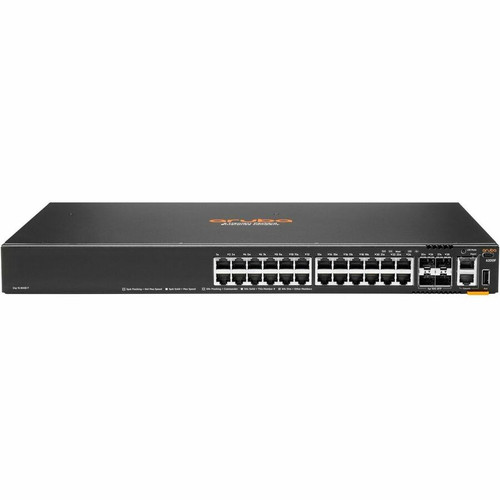 Aruba CX 6200F 24G 4SFP+ Switch - 24 Ports - Manageable - Gigabit Ethernet, 10 Gigabit Ethernet - 10/100/1000Base-T, 10GBase-X - 3 - - (Fleet Network)