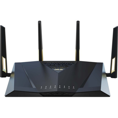 Asus RT-AX88U PRO Wi-Fi 6 IEEE 80211ax Ethernet Wireless Router - Dual Band - 240 GHz ISM Band - 5 GHz UNII Band - 4 x Antenna4 x - RT-AX88U PRO