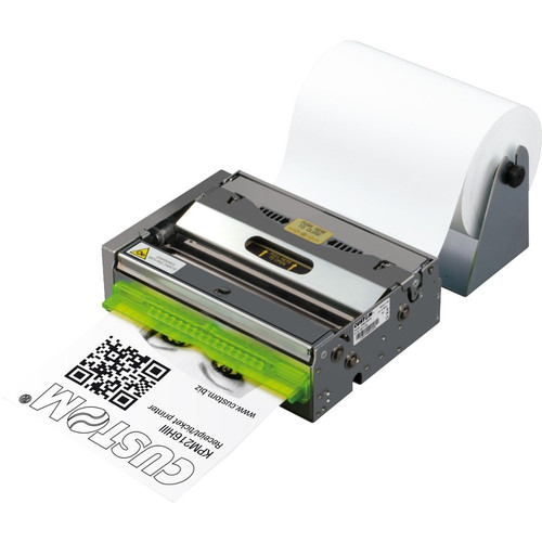 Custom KPM216HIII ETH Direct Thermal Printer - Monochrome - Ticket Print - Ethernet - USB - Serial - 200 mm/s Mono - 203 dpi (Fleet Network)