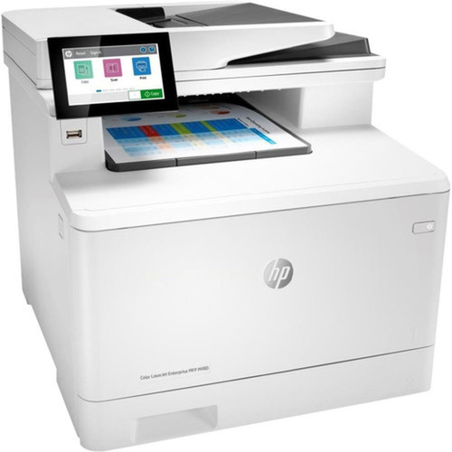 HP LaserJet M480f Laser Multifunction Printer-Color-CopierFaxScanner-27 ppm Mono27 ppm Color Print-600x600 Print-Automatic Duplex - 3QA55ABGJ