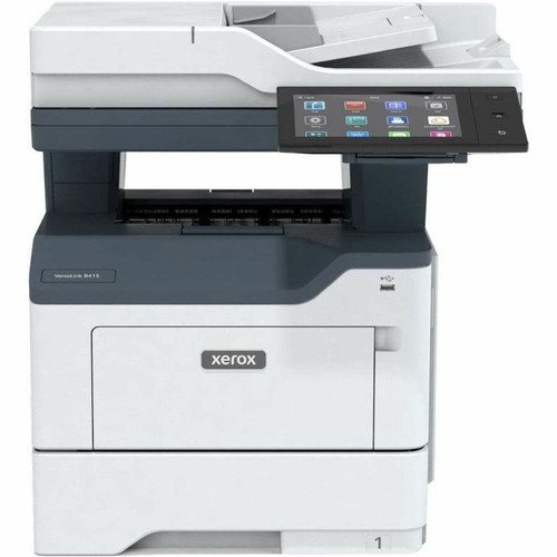 Xerox VersaLink B415 Wired Laser Multifunction Printer - Monochrome - Copier/Email/Fax/Printer/Scanner - 50 ppm Mono Print - 1200 x - (Fleet Network)