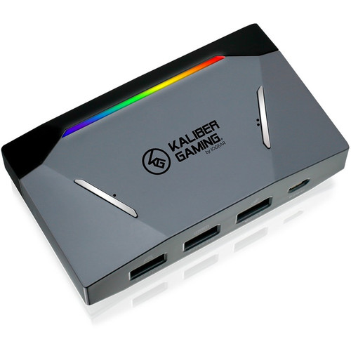 IOGEAR KeyMander 2 Keyboard/Mouse Adapter Plus Controller Crossover - 1.02" (26 mm) Depth x 0.91" (23 mm) Height x 1.69" (43 mm) - 1 (Fleet Network)