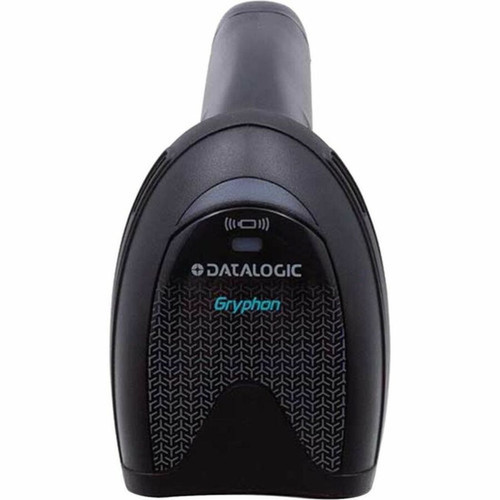 Datalogic GRYPHON GD4520 Barcode Scanner Kit - Cable Connectivity - 1D 2D - Laser - Imager - Area - USB - Black - Stand Included - - GD4520-BKK1-HD
