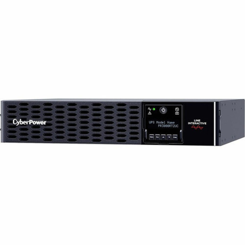 CyberPower Smart App Sinewave PR3000RT2UC 3000VA RackTower UPS - 2U RackTower - AVR - 3 Hour Recharge - 150 Minute Stand-by - 120 V PR3000RT2UC