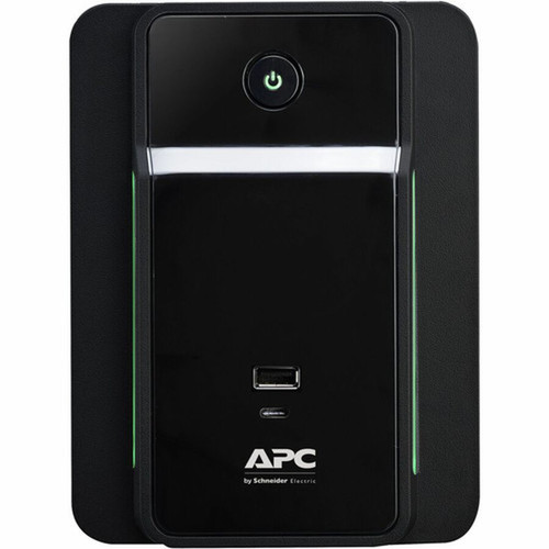 APC by Schneider Electric Back-UPS 750VA Tower UPS - Tower - 6 Hour Recharge - 120 V Input - 120 V AC Output - Stepped Approximated - BVK750M2