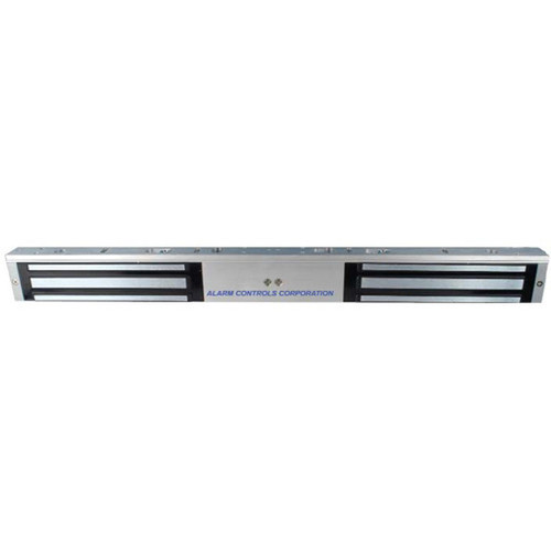 Alarm Controls 600D Double Magnetic Lock - 12 V DC 24 V AC - 27216 kg Holding Force 600D