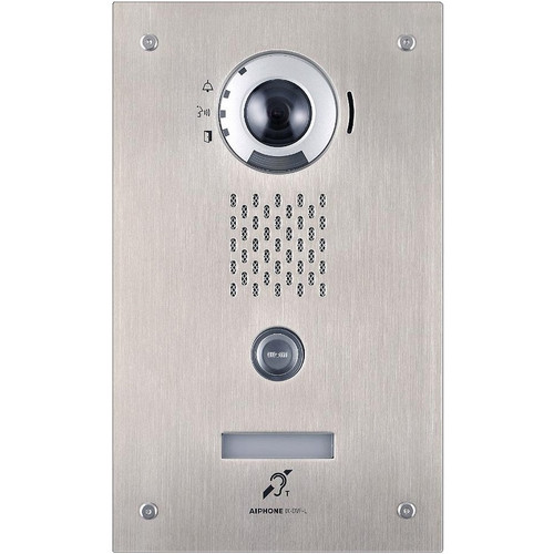 Aiphone IXDVFL Video Door Phone Sub Station - Stainless Steel - Access Control, Surveillance, CCTV Camera, Commercial Building (Fleet Network)