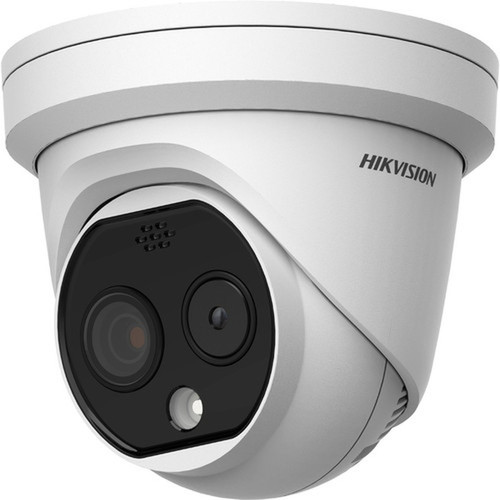 Hikvision HeatPro DS-2TD1228-2QA Network Camera - Color - Turret - 4921 ft 15 m InfraredColor Night Vision - H265 H264 MJPEG DS-2TD1228-2QA