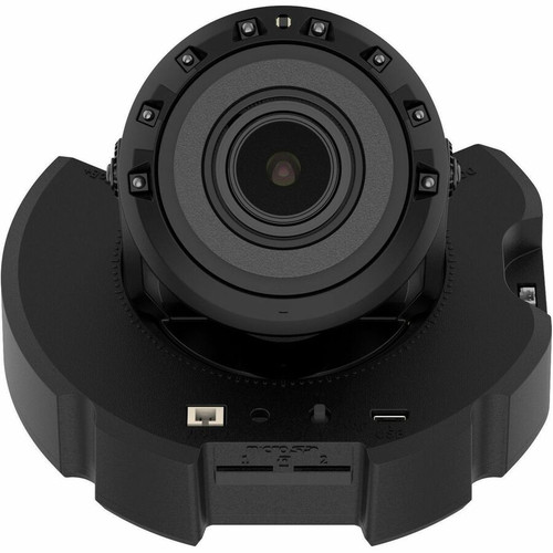 Hanwha XNV-8083RX 6 Megapixel Indoor/Outdoor Network Camera - Color - Dome - Black - 164.04 ft (50 m) Infrared Night Vision - H.264, - (Fleet Network)