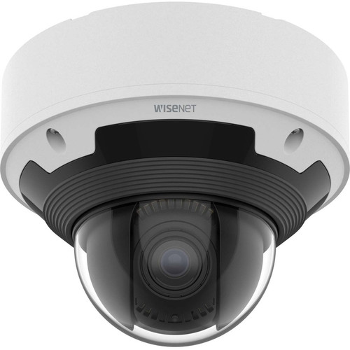 Wisenet XNV-6083RZ 2 Megapixel Outdoor Full HD Network Camera - Color - Dome - White - 98.43 ft (30 m) Infrared Night Vision - H.264, (Fleet Network)