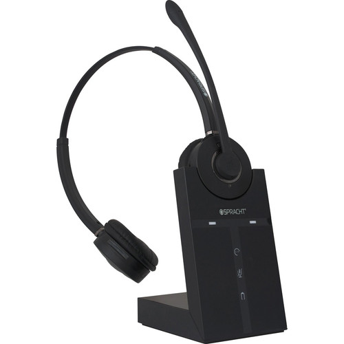 Spracht ZUM Maestro DECT Headset - Stereo - Wireless - DECT 6.0 - 350 ft - 32 Ohm - 300 Hz - 3.40 kHz - Over-the-head - Binaural - - (Fleet Network)