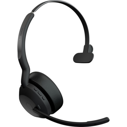 Jabra Evolve2 55 Headset - Mono - Wireless - Bluetooth - 984 ft - 20 Hz - 20 kHz - On-ear - Monaural - Supra-aural - MEMS Technology 25599-899-989-01