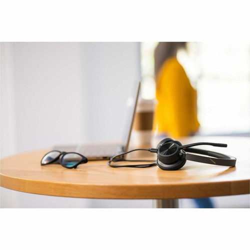 Poly Voyager 4300 UC 4320-M Headset - Microsoft Teams Certification - Google Assistant Siri - Stereo - WiredWireless - Bluetooth - - 77Z32AA