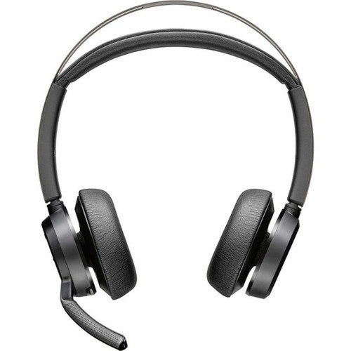 Poly Voyager Focus 2-M Microsoft Teams Certified With Charge Stand Headset - Microsoft Teams Certification - Google Assistant Siri - 77Y90AA