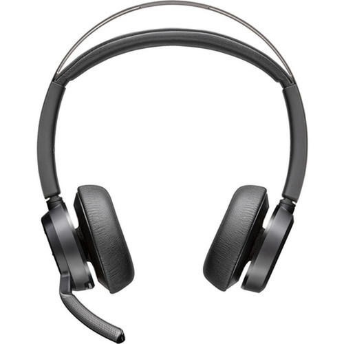 Poly Voyager Focus 2 USB-C with charge stand Headset - Siri Google Assistant - Stereo - USB Type C Micro USB - WiredWireless - - ft 77Y89AA