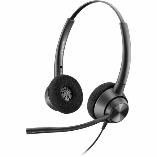 HP EncorePro Headset - Stereo - Wired - On-ear - Binaural - Ear-cup - Noise Cancelling Microphone - Black (Fleet Network)