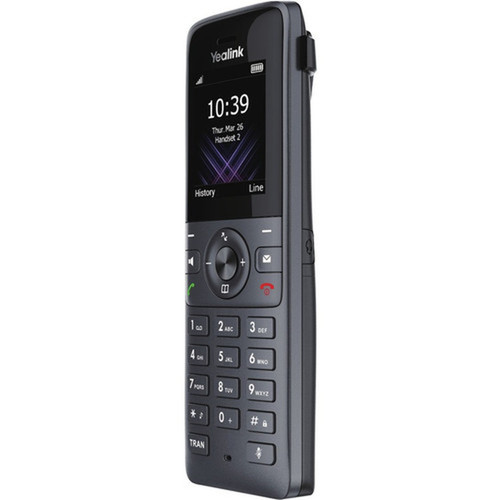 Yealink DECT Handset - Cordless - DECT - 18 Screen Size - Headset Port - 1 Day Battery Talk Time - Space Gray W73H