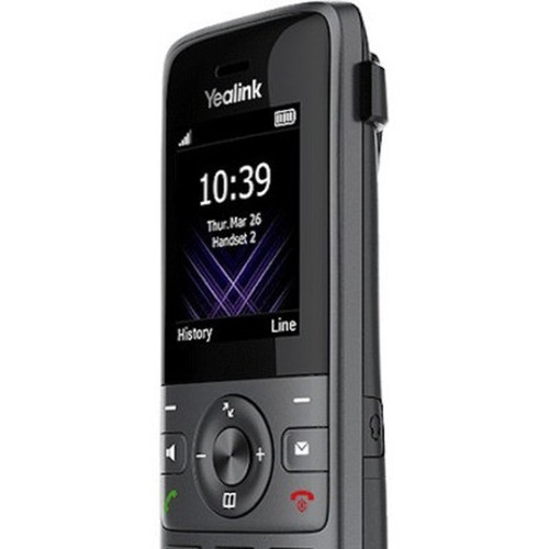 Yealink DECT Handset - Cordless - DECT - 18 Screen Size - Headset Port - 1 Day Battery Talk Time - Space Gray W73H