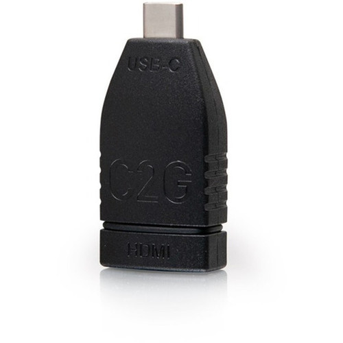 C2G USB C to HDMI Adapter Converter - 4K 60Hz - MF - 1 x HDMI Digital AudioVideo Female - 1 x Type C USB Male - 3840 x 2160 29872