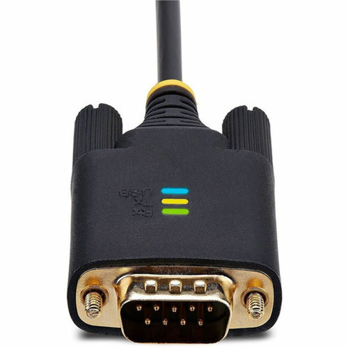 StarTechcom 13ft 4m 2-Port USB to Serial Adapter Cable COM Retention FTDI DB9 RS232 Changeable DB9 ScrewsNuts - Add two DB9 a 2P6FFC-USB-SERIAL