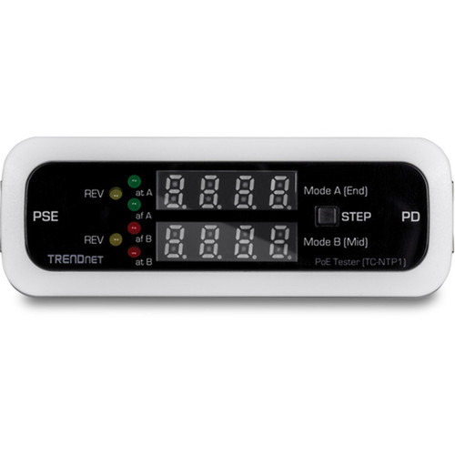 TRENDnet Inline PoE Tester TC-NTP1 Tests 4PPoE PoE PoE  Passive PoE Technology Wattage Voltage Amperage Polarity LED PoE - TC-NTP1