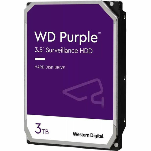 WD Purple WD33PURZ 3 TB Hard Drive - 3.5" Internal - SATA (SATA/600) - 5400rpm (Fleet Network)