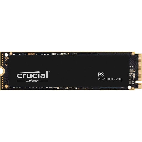 Crucial P3 CT500P3SSD8 500 GB Solid State Drive - M.2 2280 Internal - PCI Express NVMe (PCI Express NVMe 3.0 x4) - 110 TB TBW - 3500 - (Fleet Network)