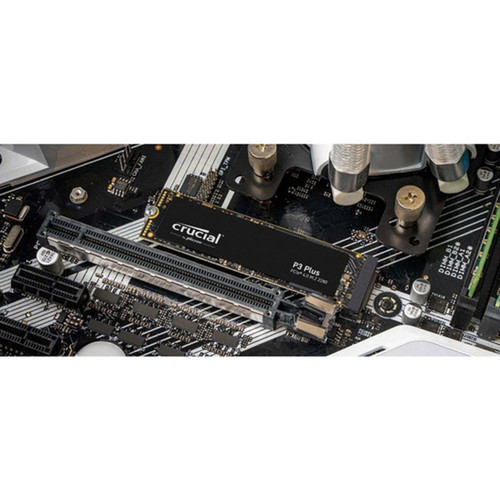 Crucial P3 Plus CT2000P3PSSD8 2 TB Solid State Drive - M2 2280 Internal - PCI Express NVMe PCI Express NVMe 40 x4 - 440 TB TBW - - CT2000P3PSSD8
