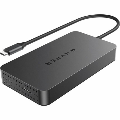 Hyper HyperDrive Next Dual 4K HDMI 7 Port USB-C Hub - for NotebookMonitorHeadphoneMicrophone - USB Type C - 2 Displays Supported - HD7002GL