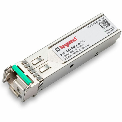 Ortronics MRV SFP Module - For Data Networking, Optical Network - 1 x LC Duplex 1000Base-BX Network - Optical Fiber - 1310 nm, 1490 nm (Fleet Network)