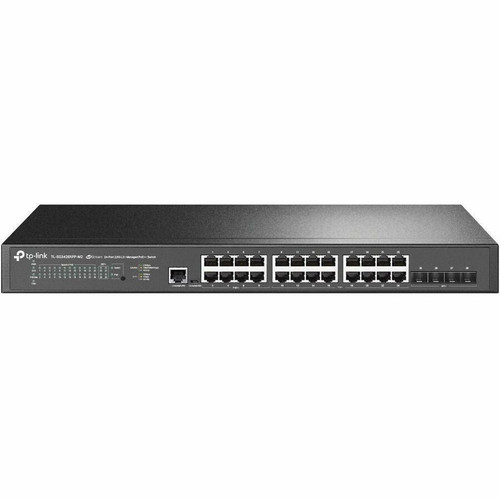 TP-Link JetStream 24-Port 2.5GBASE-T and 4-Port 10GE SFP+ L2+ Managed Switch with 16-Port PoE+ & 8-Port PoE++ - 24 Ports - Manageable (Fleet Network)