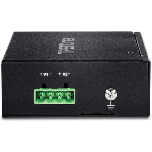 TRENDnet 5-Port Industrial Fast Ethernet DIN-Rail Switch 4 x Fast Ethernet PoE Ports 1 x Fast Ethernet Port 90W PoE Power Budget TI-PE50