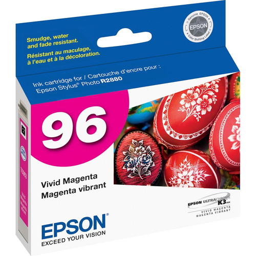 Epson No. 96 Original Ink Cartridge - Inkjet - Vivid Magenta - 1 Each (Fleet Network)