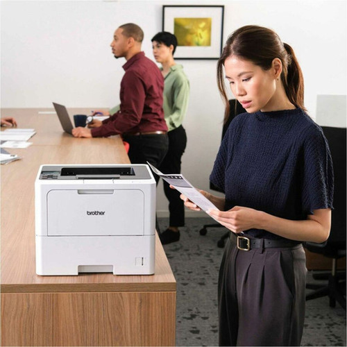 Brother HL-L3220CDW Desktop Wireless Laser Printer - Monochrome - 50 ppm Mono - 1200 x 1200 dpi class - Automatic Duplex Print - 520 - HLL6210DW