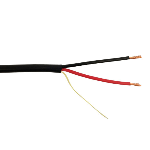 500ft 2C 14AWG Stranded Plenum Bulk Speaker Cable CMP - Black