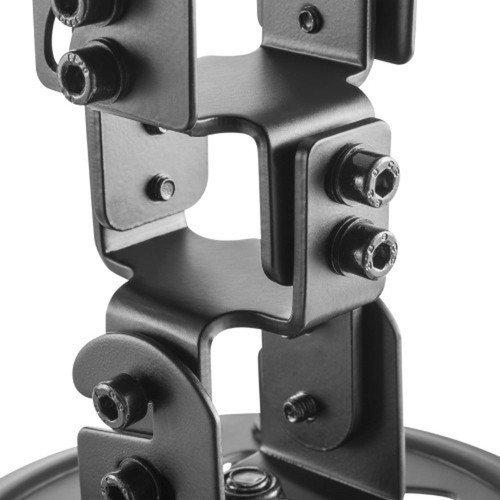 Adjustable Tilt  Rotate 4-Arm Projector Ceiling Mount Bracket 150mm - Black
