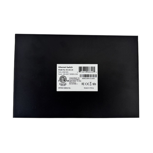 24-Port 101001000Mbps Gigabit Ethernet Network Switch - DesktopWall MountRack Mount - Unmanaged - 1U - 48Gbps Total Bandwidth