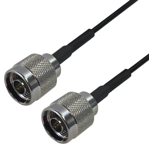 Premium  Cables Brand RF-195 N-Type Male to N-Type Male Cable - 6 inch