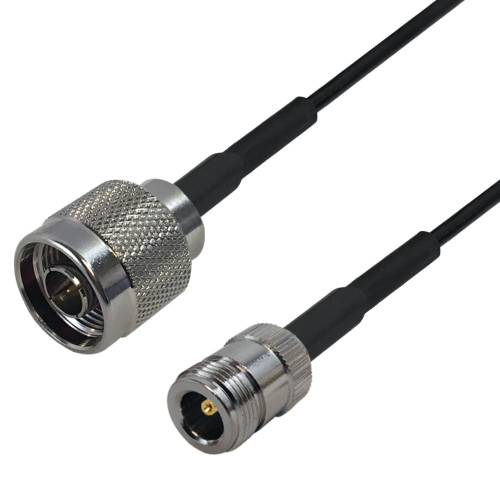 Premium  Cables Brand RF-195 N-Type Male to N-Type Female Cable - 6 inch