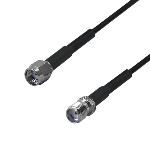 Premium  Cables Brand RF-195 SMA-RP (Reverse Polarity) Male to SMA Female Cable - 6 inch