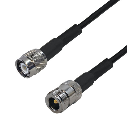 Premium  Cables Brand RF-240 N-Type Female to TNC Male Cable - 1ft