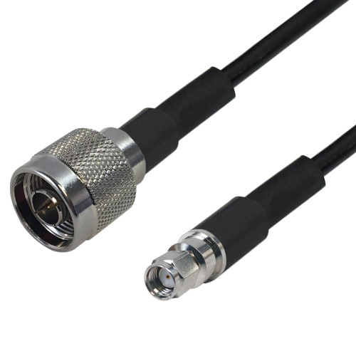 Premium  Cables Brand RF-400 N-Type Male to SMA-RP (Reverse Polarity) Male Cable - 6ft